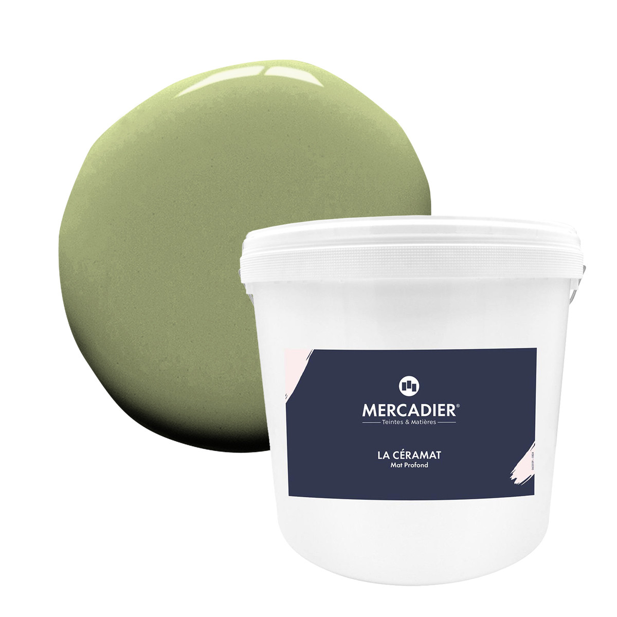 Peinture La Céramat - Mat Profond - Couleur POMMES - 10L
