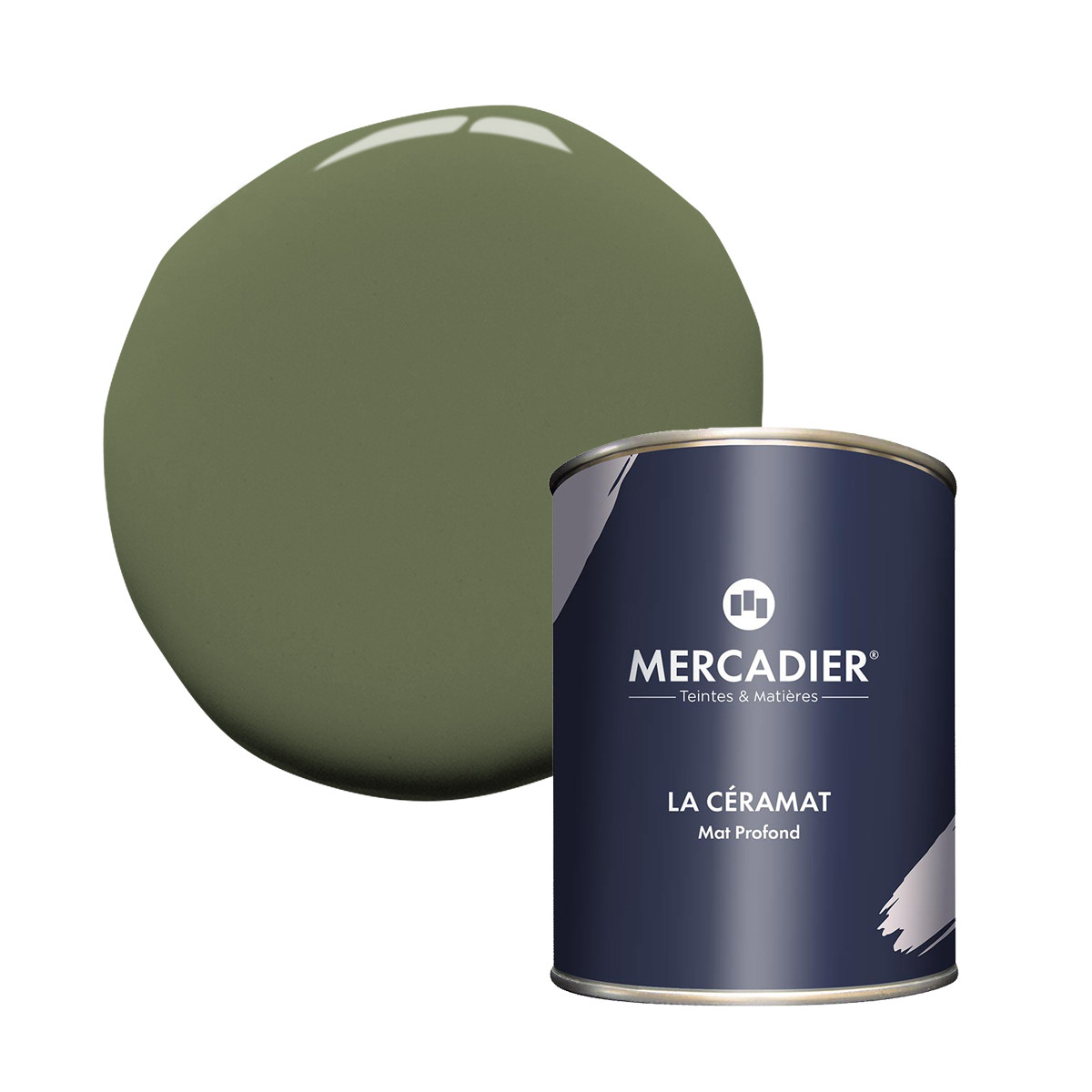 Peinture La Céramat - Mat Profond - Couleur JARDIN - 1L