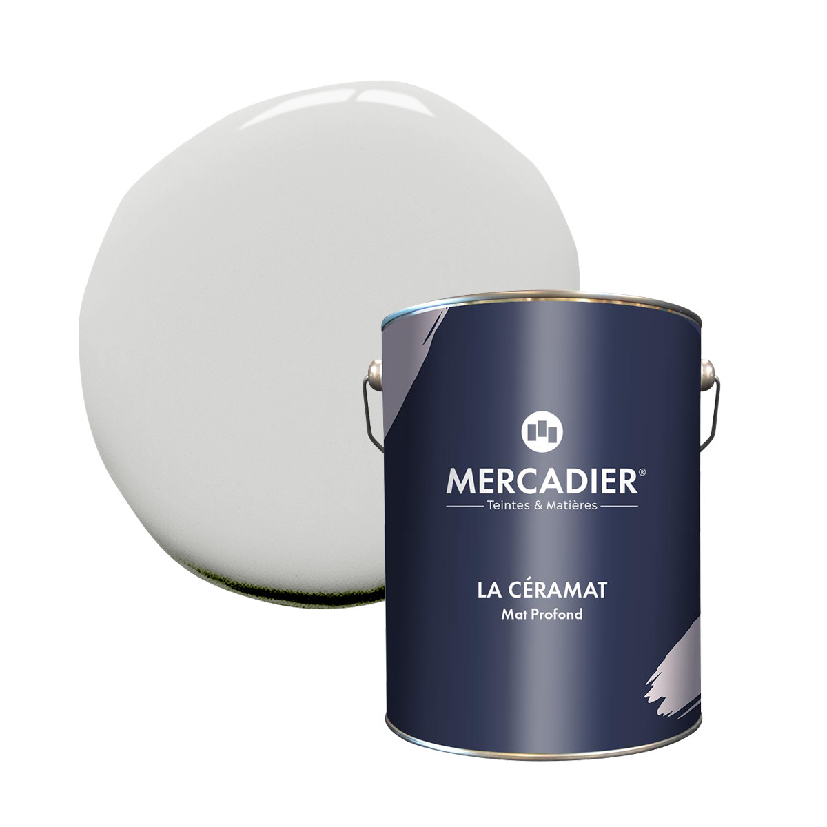 Peinture La Céramat - Mat Profond - Couleur BASSIN - 2,5L