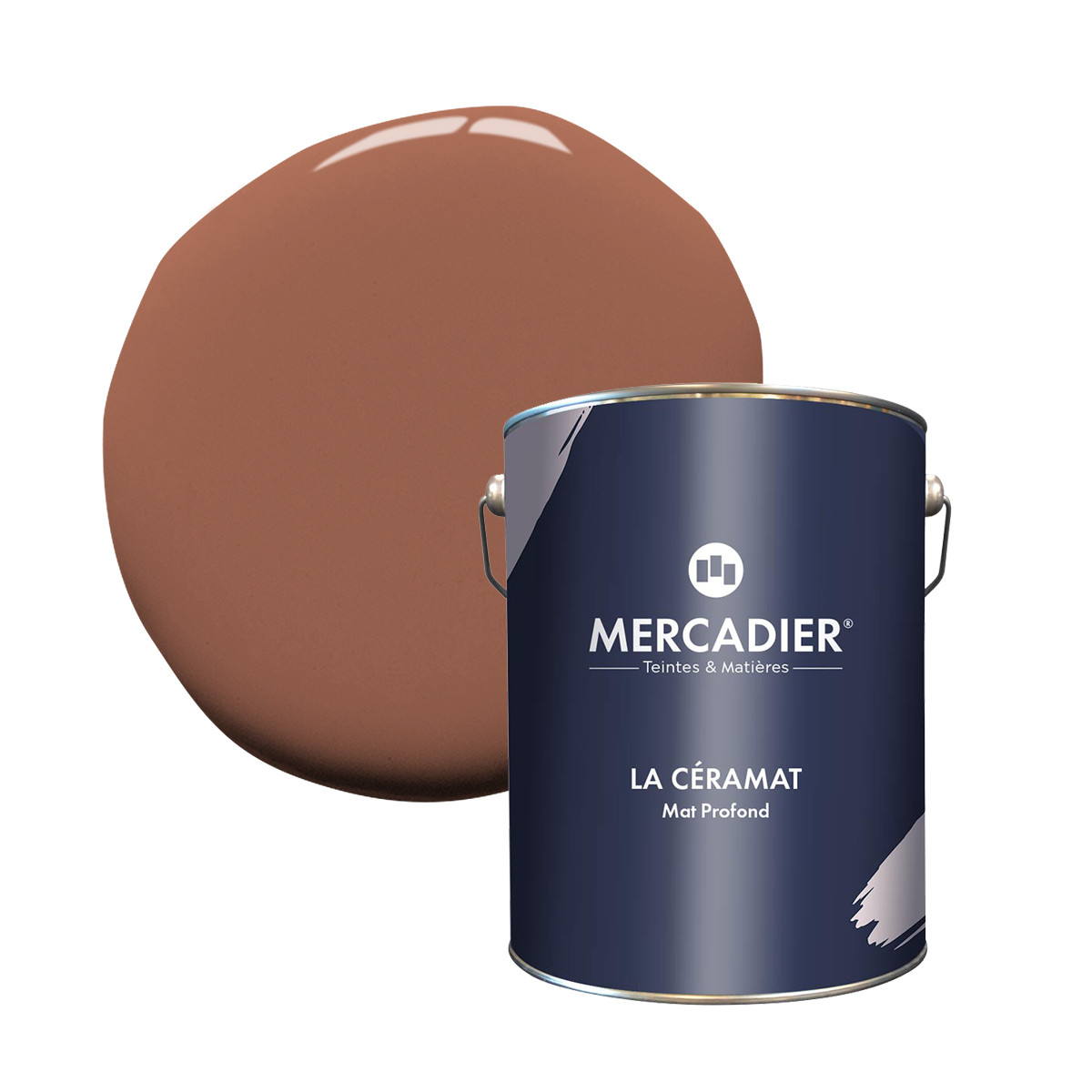 Peinture La Céramat - Mat Profond - Couleur CARRIERE - 2,5L
