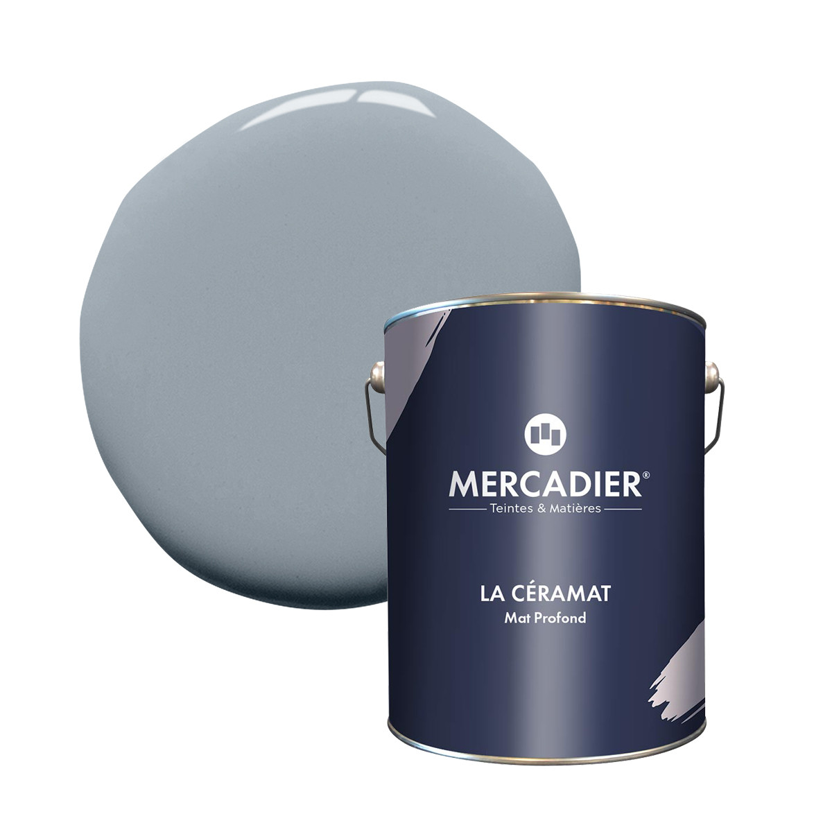 Peinture La Céramat - Mat Profond - Couleur CELESTE - 2,5L