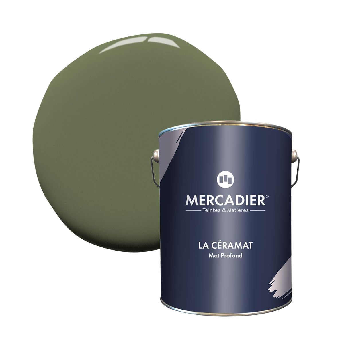 Peinture La Céramat - Mat Profond - Couleur JARDIN - 2,5L