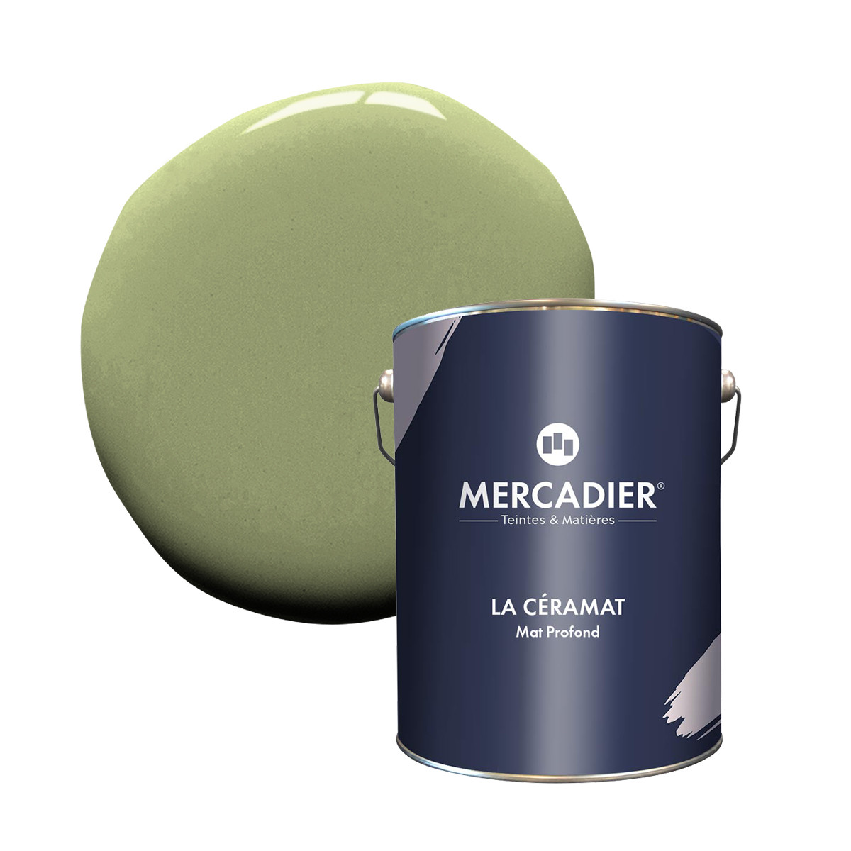 Peinture La Céramat - Mat Profond - Couleur POMMES - 2,5L
