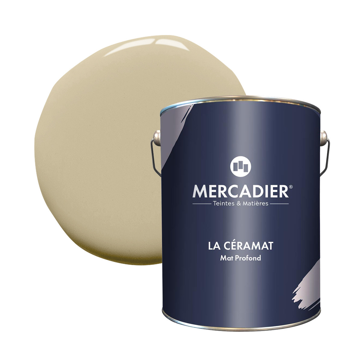 Peinture La Céramat - Mat Profond - Couleur LE jas - 5L