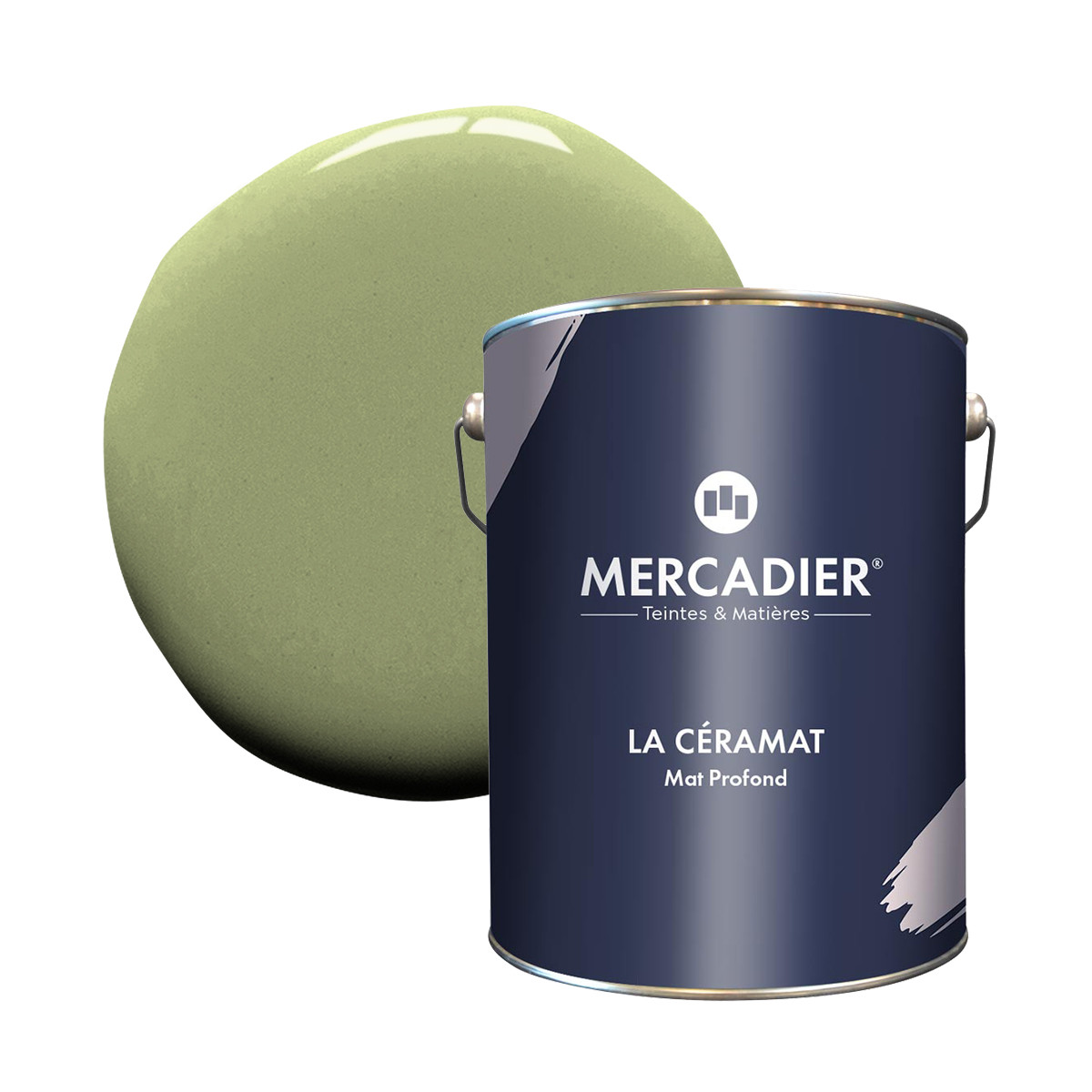 Peinture La Céramat - Mat Profond - Couleur POMMES - 5L