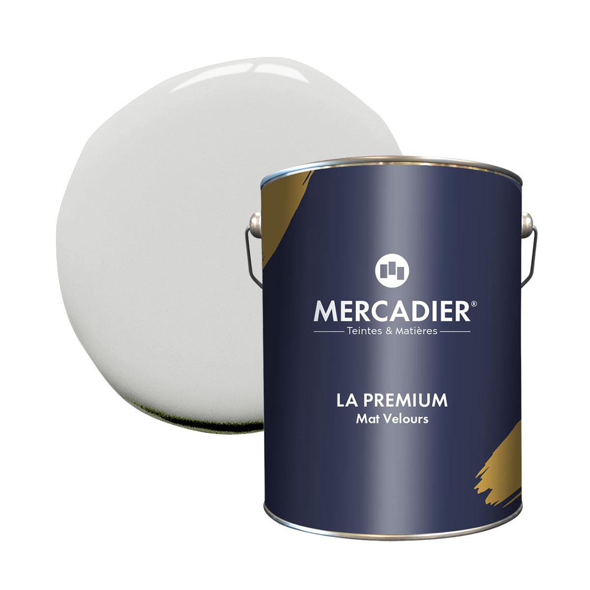 Peinture La Premium - Mat Velours - Couleur BASSIN - 5L
