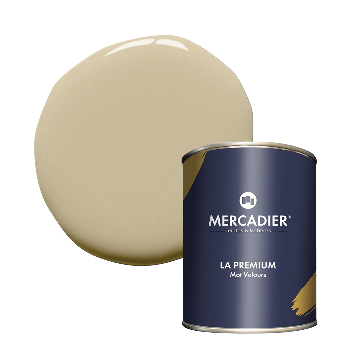 Peinture La Premium - Mat Velours - Couleur LE jas - 1L