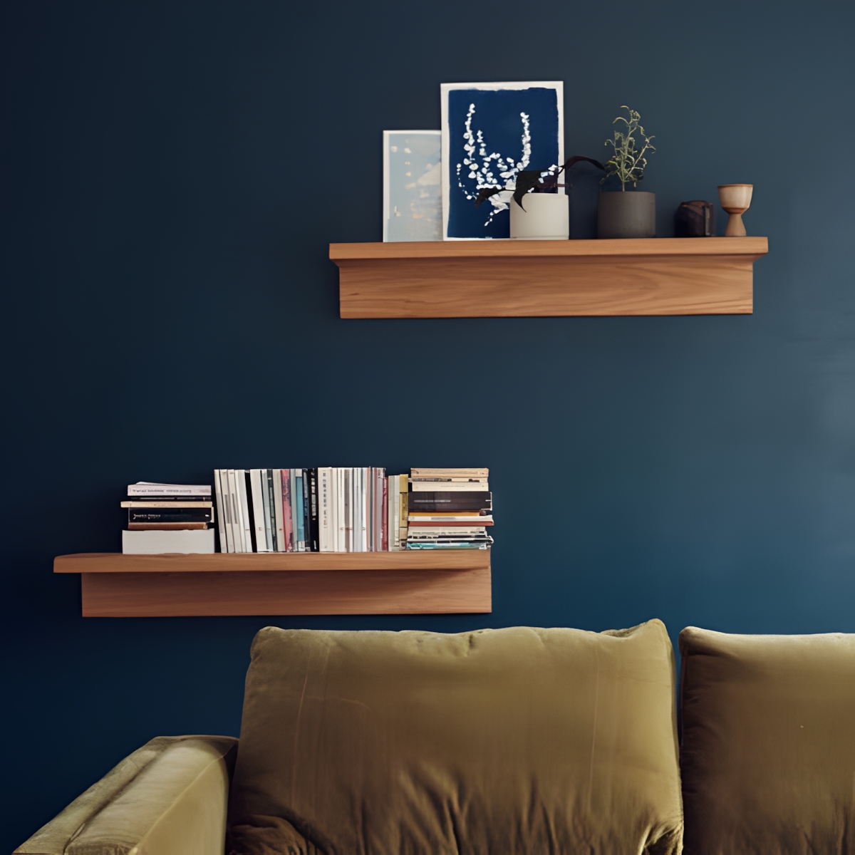 Peinture Modern Eggshell  -  Semi-brillant - Couleur NO 30 HAGUE BLUE -  0,75L