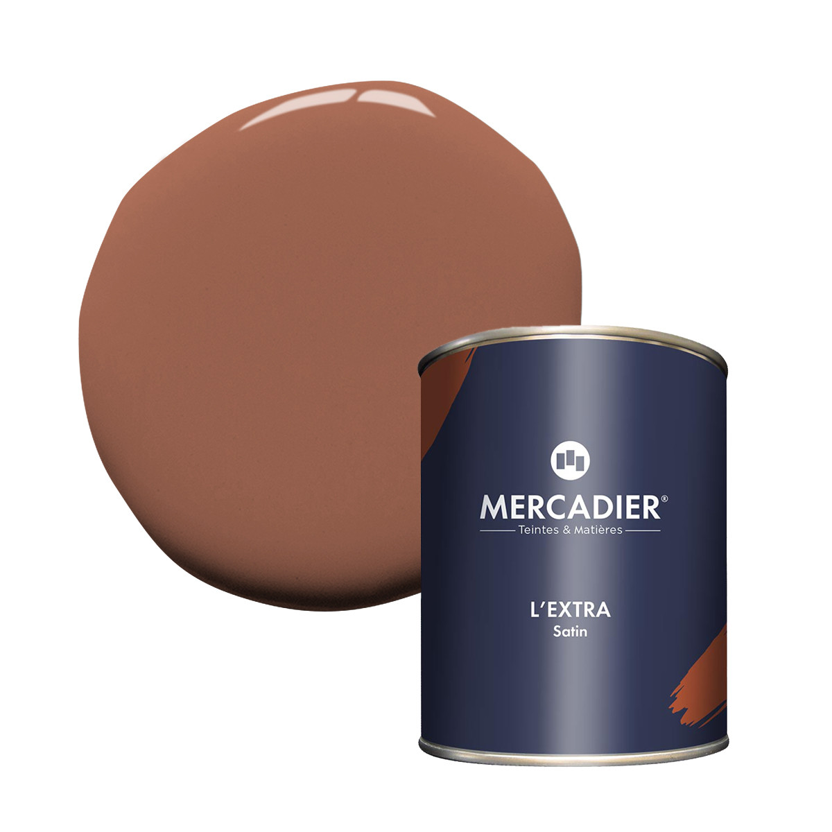 Peinture - L'Extra - Satin - Couleur CARRIERE - 1L