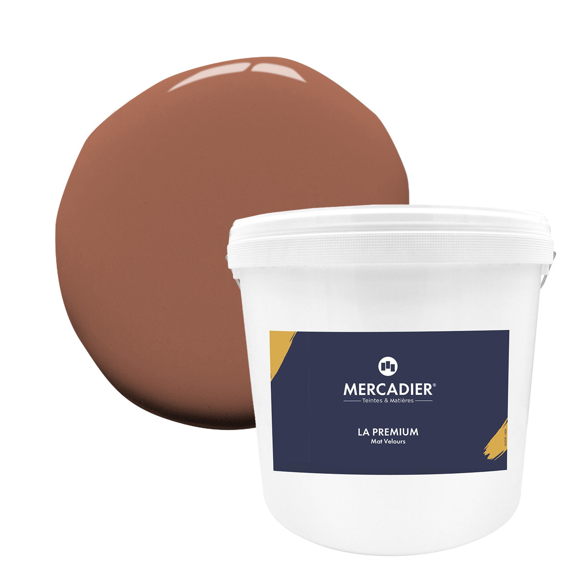 Peinture La Premium - Mat Velours - Couleur CARRIERE - 10L