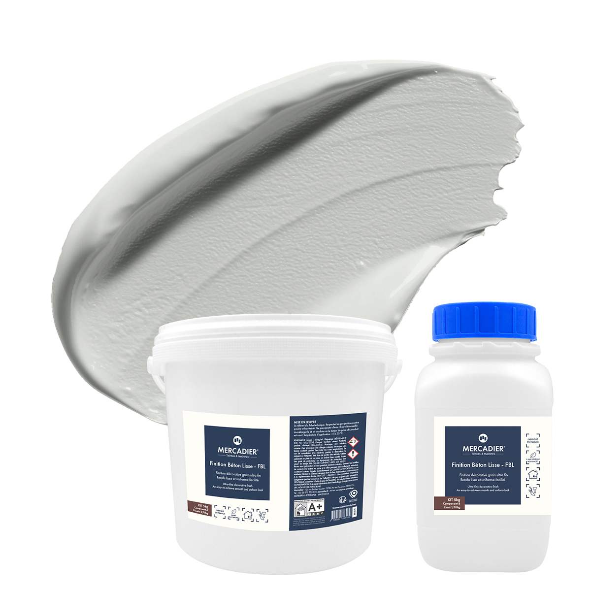 Finition Béton Lisse - Couleur BASSIN - 5 Kg