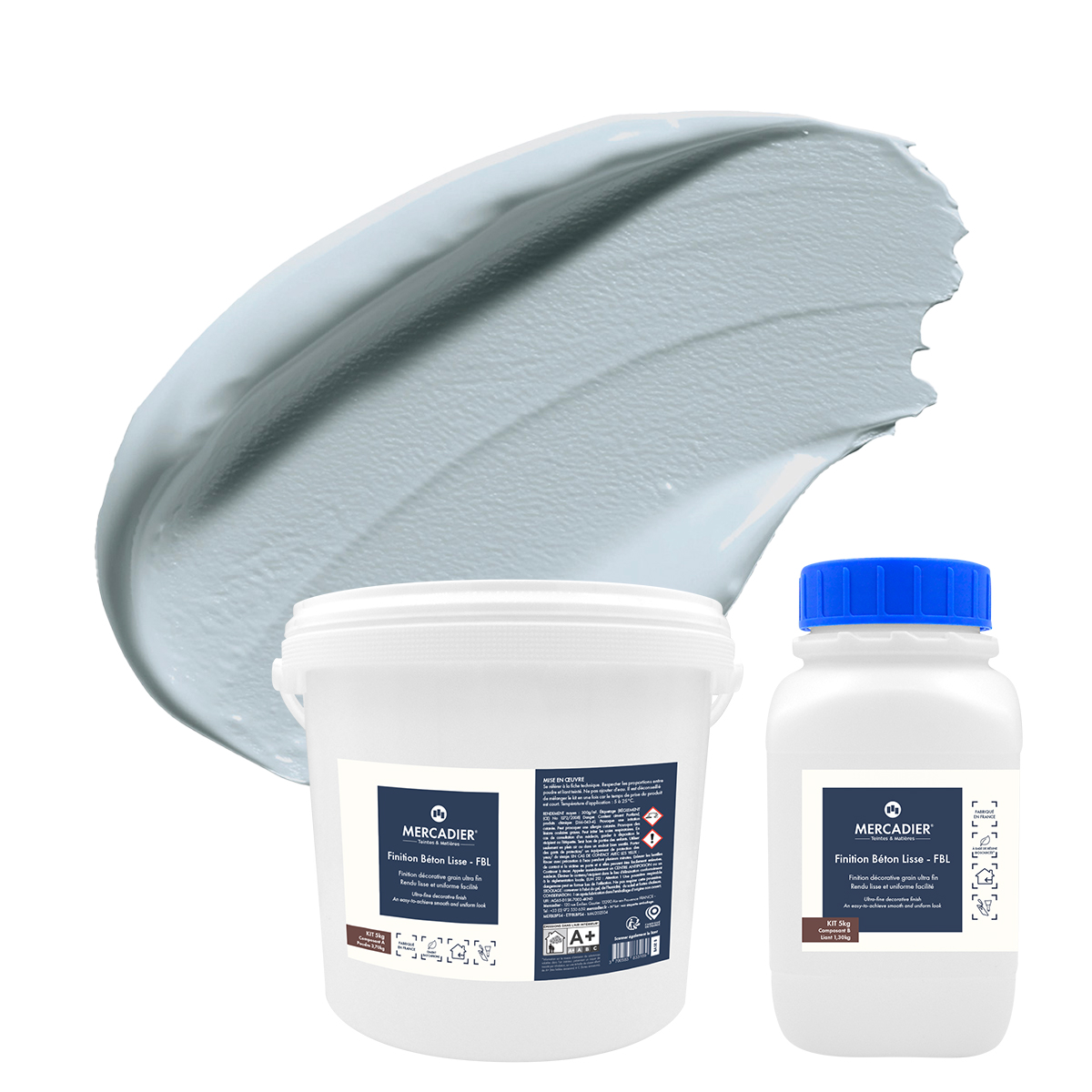 Finition Béton Lisse - Couleur CÉLESTE - 5 Kg