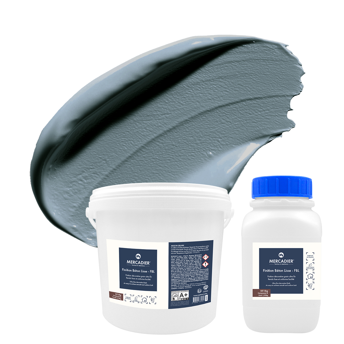 Finition Béton Lisse - Couleur MIRAMAR - 5 Kg