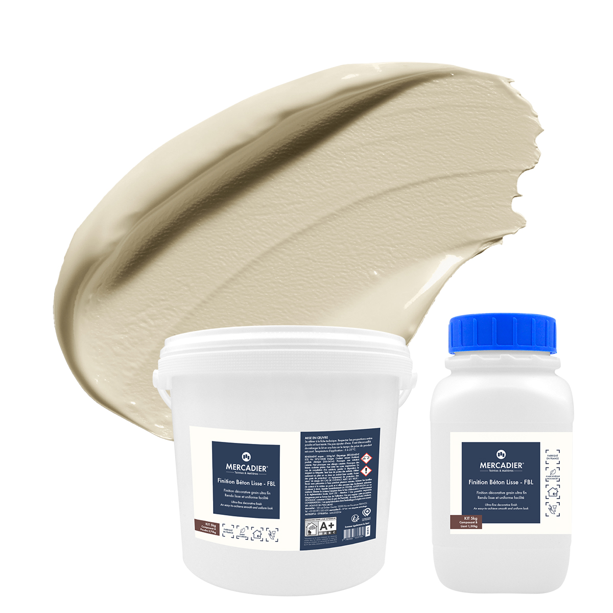 Finition Béton Lisse - Couleur MON VITRIER - 5 Kg