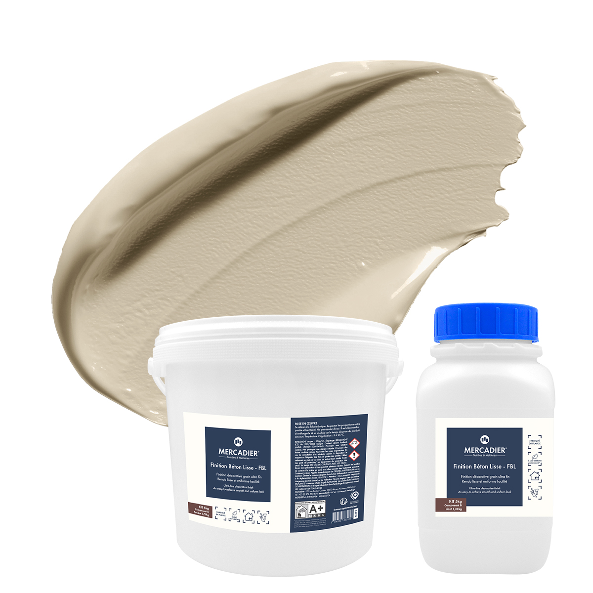 Finition Béton Lisse - Couleur NOISETTE - 5 Kg