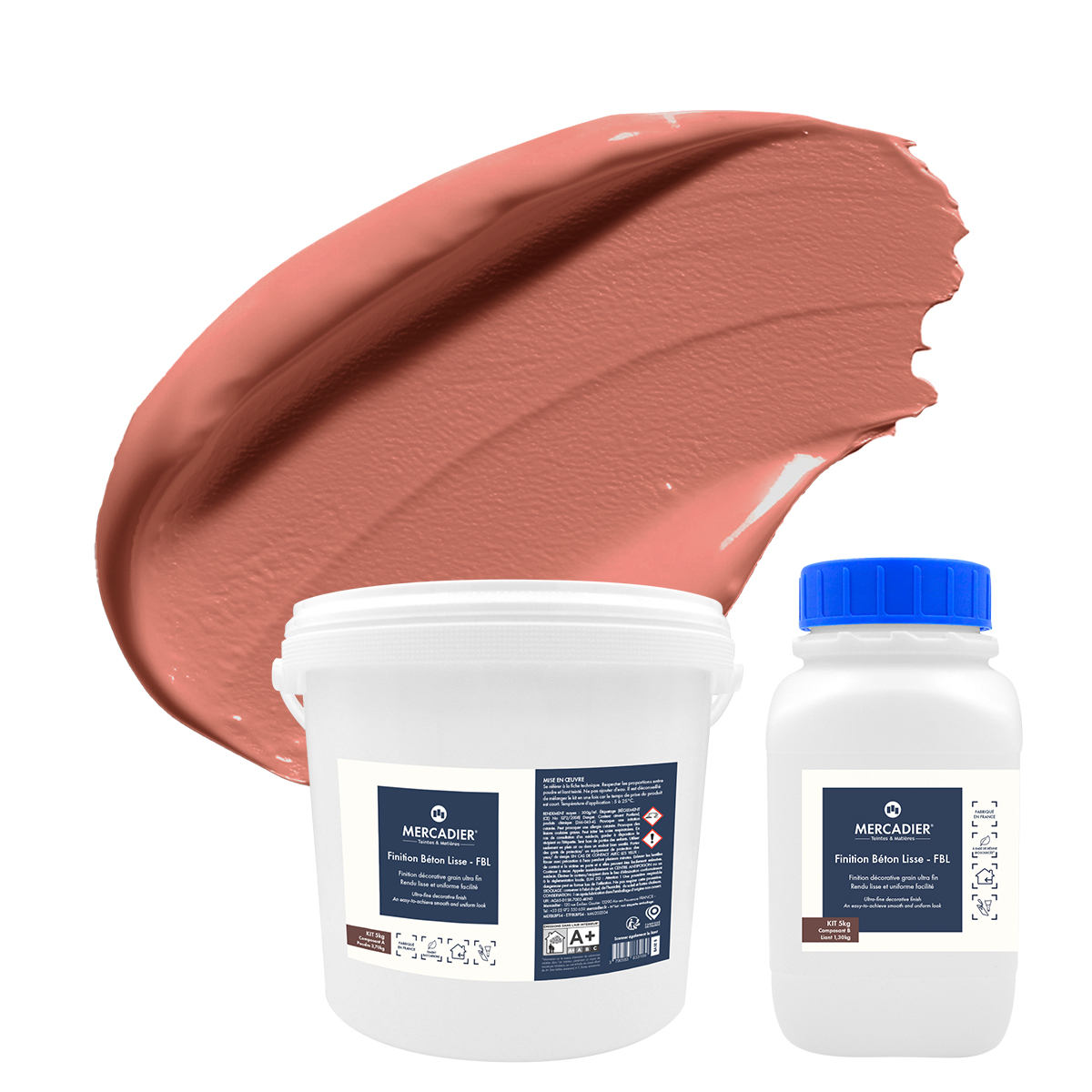 Finition Béton Lisse - Couleur RUSTREL - 5 Kg