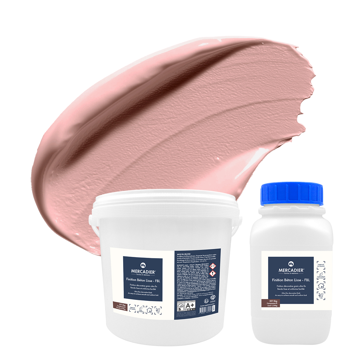 Finition Béton Lisse - Couleur BLUSH