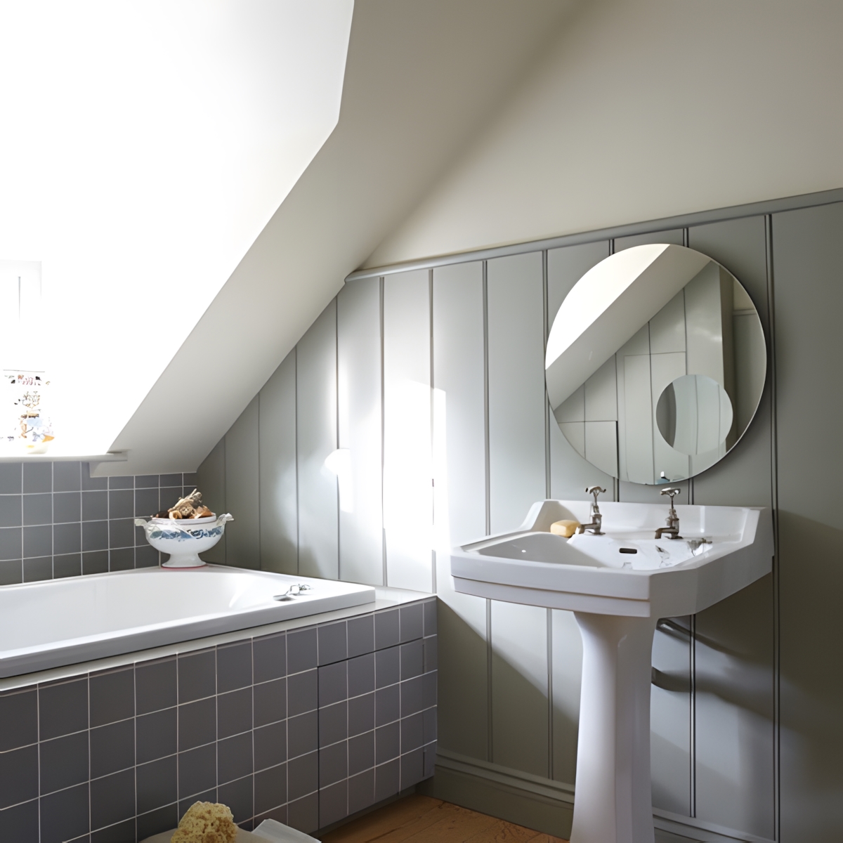 Peinture Flat Eggshell - Satin ultra Résistant - No.91 Blue Gray - 2,5L