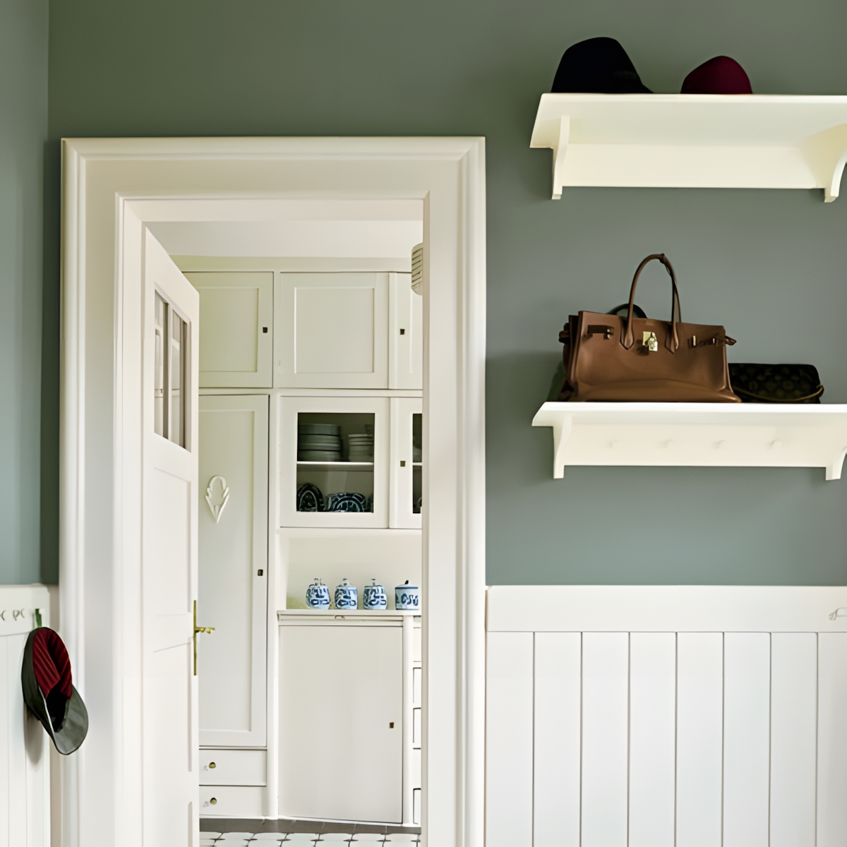 Peinture Flat Eggshell - Satin ultra Résistant - No.79 Card Room Green - 0,75L