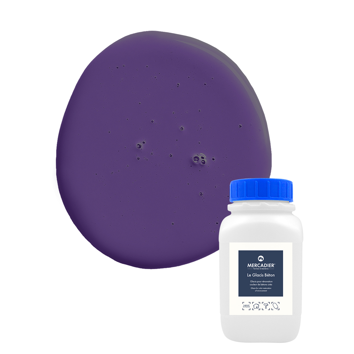 Glacis Béton  - Couleur BOUDOIR