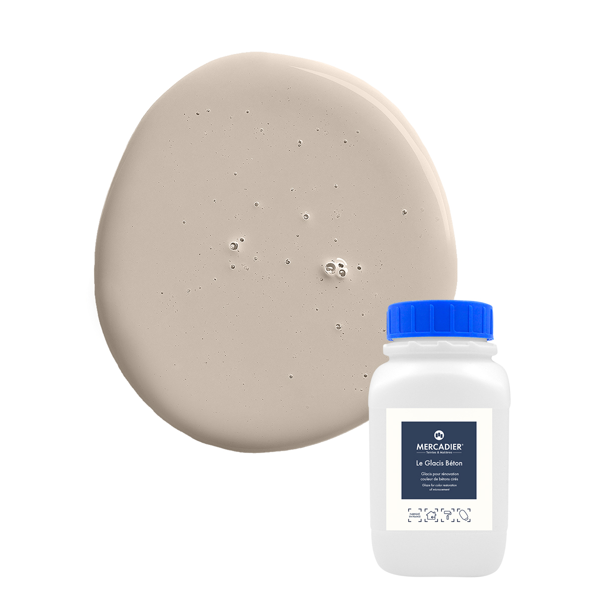 Glacis Béton  - Couleur GRIBI