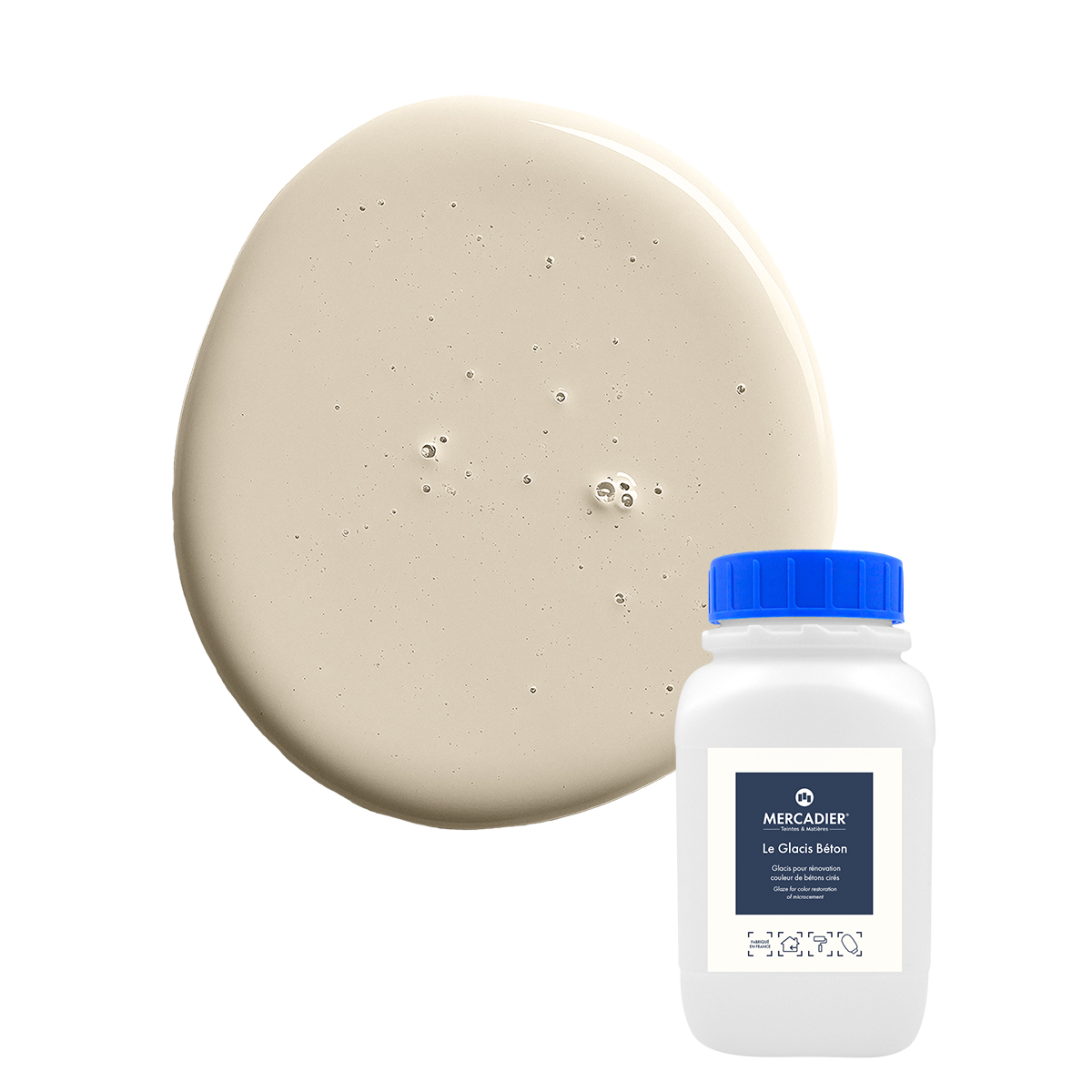 Glacis Béton  - Couleur NOISETTE
