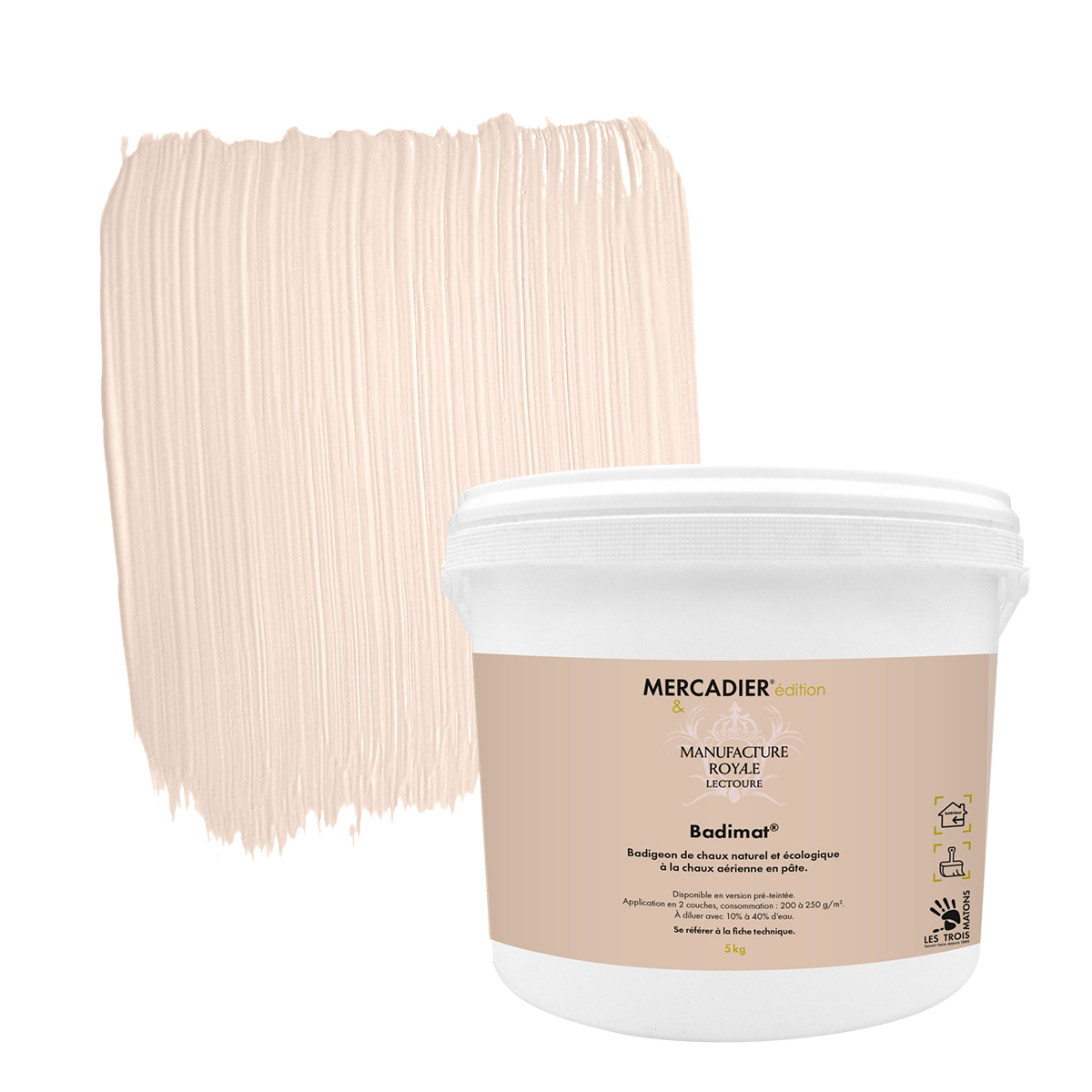 Badigeon de Chaux Badimat - Couleur TOSCANE