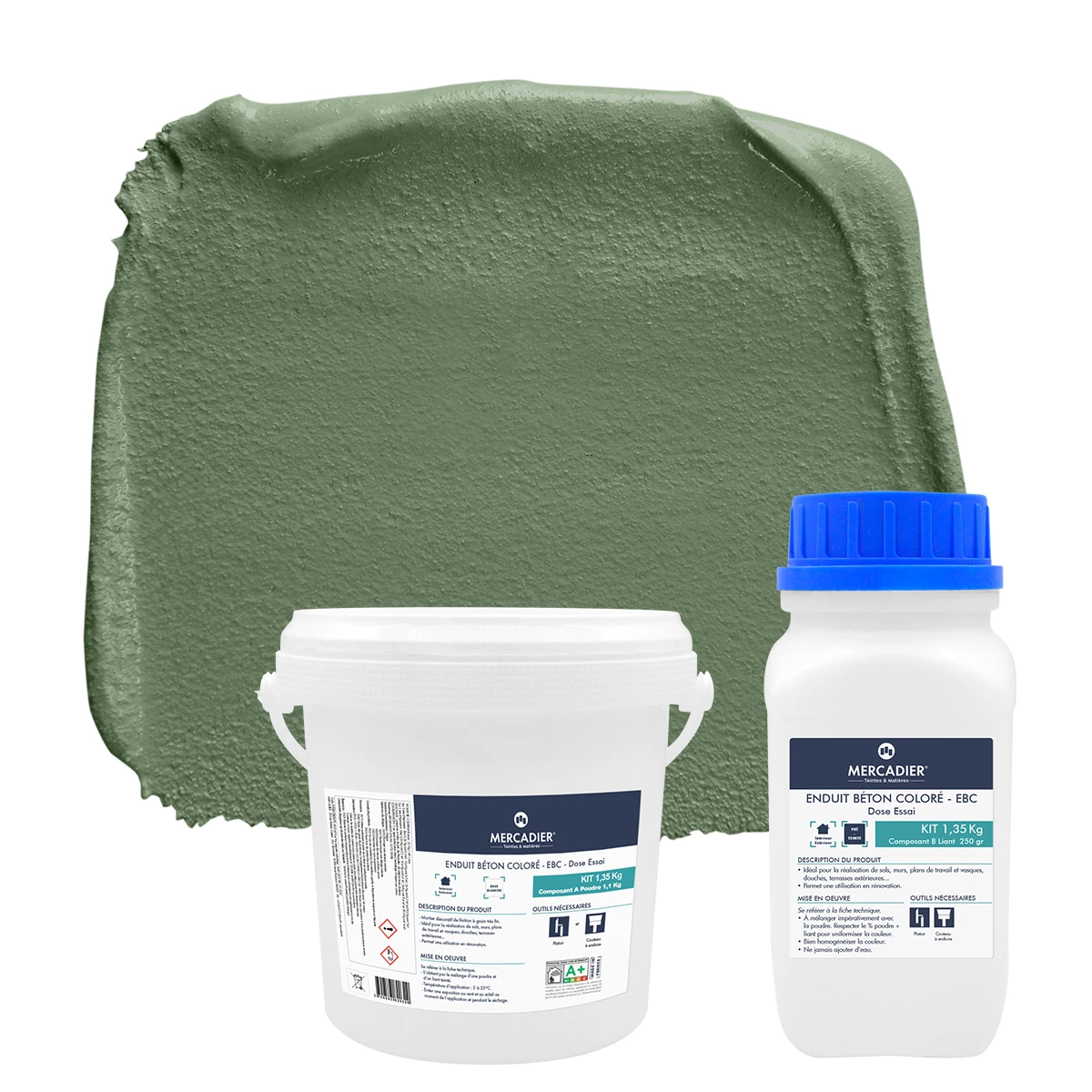Enduit Béton Coloré - EBC - Couleur POT