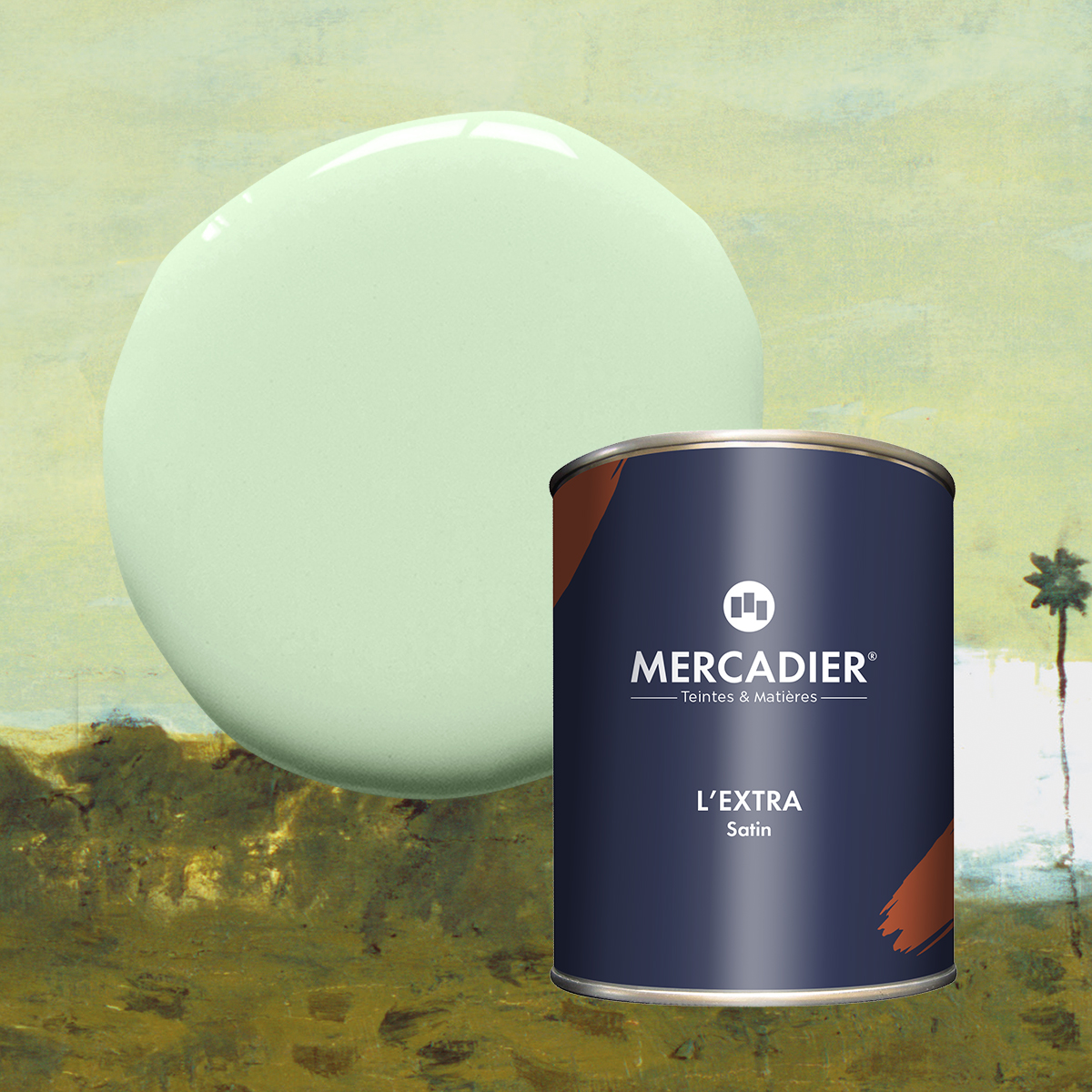 Peinture l'Extra - Satin - Couleur AMANDE