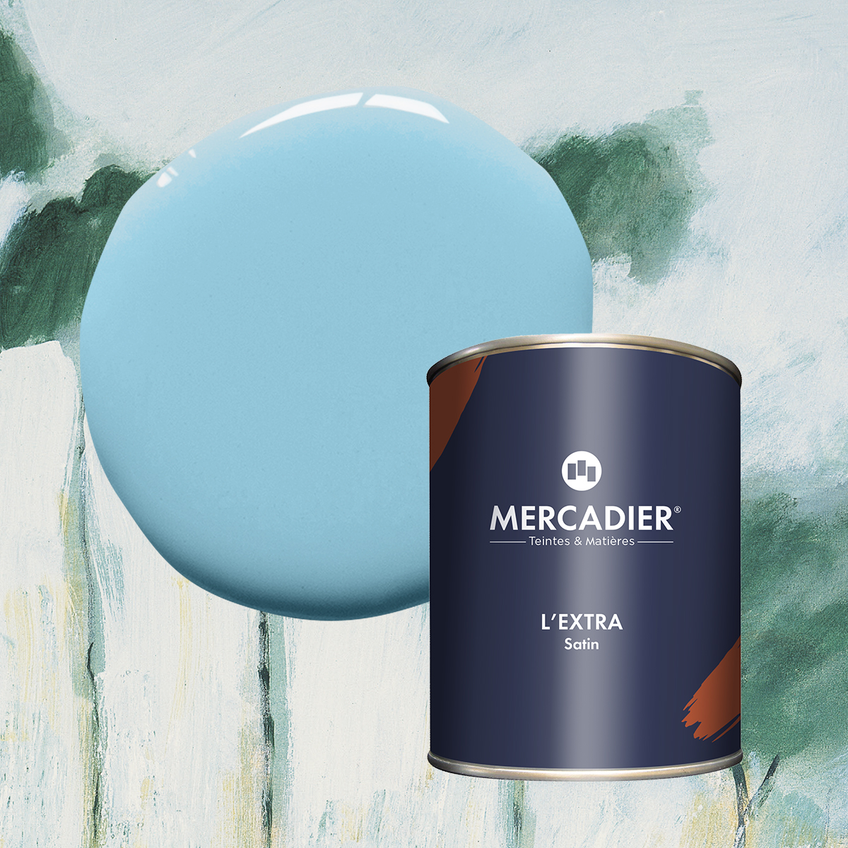 Peinture l'Extra - Satin - Couleur EAU