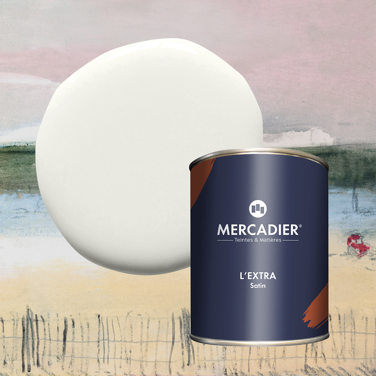 Peinture l'Extra - Satin - Couleur NUAGE