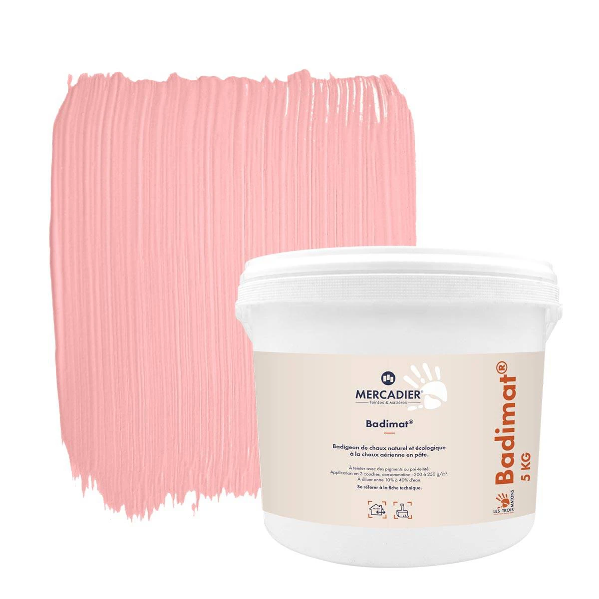 Badigeon de Chaux Badimat - Couleur BABOUATTE