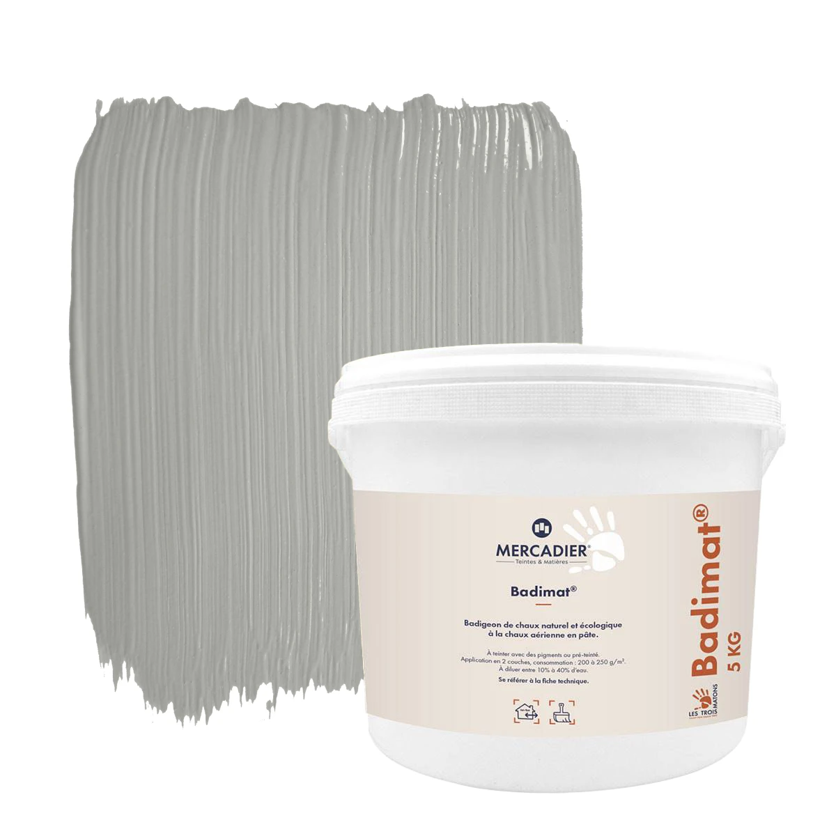 Badigeon de Chaux Badimat - Couleur BASSIN