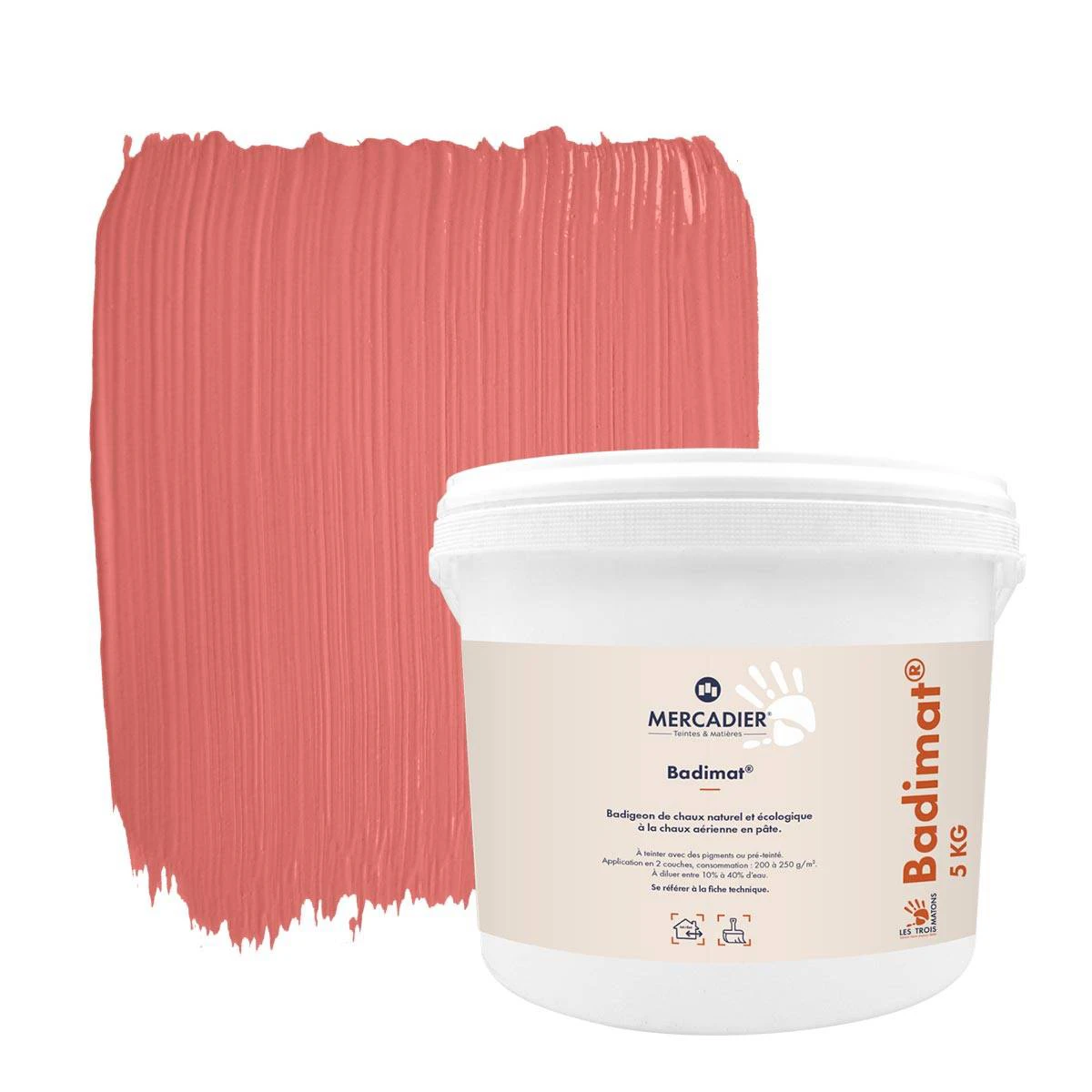 Badigeon de Chaux Badimat - Couleur CAGOLE