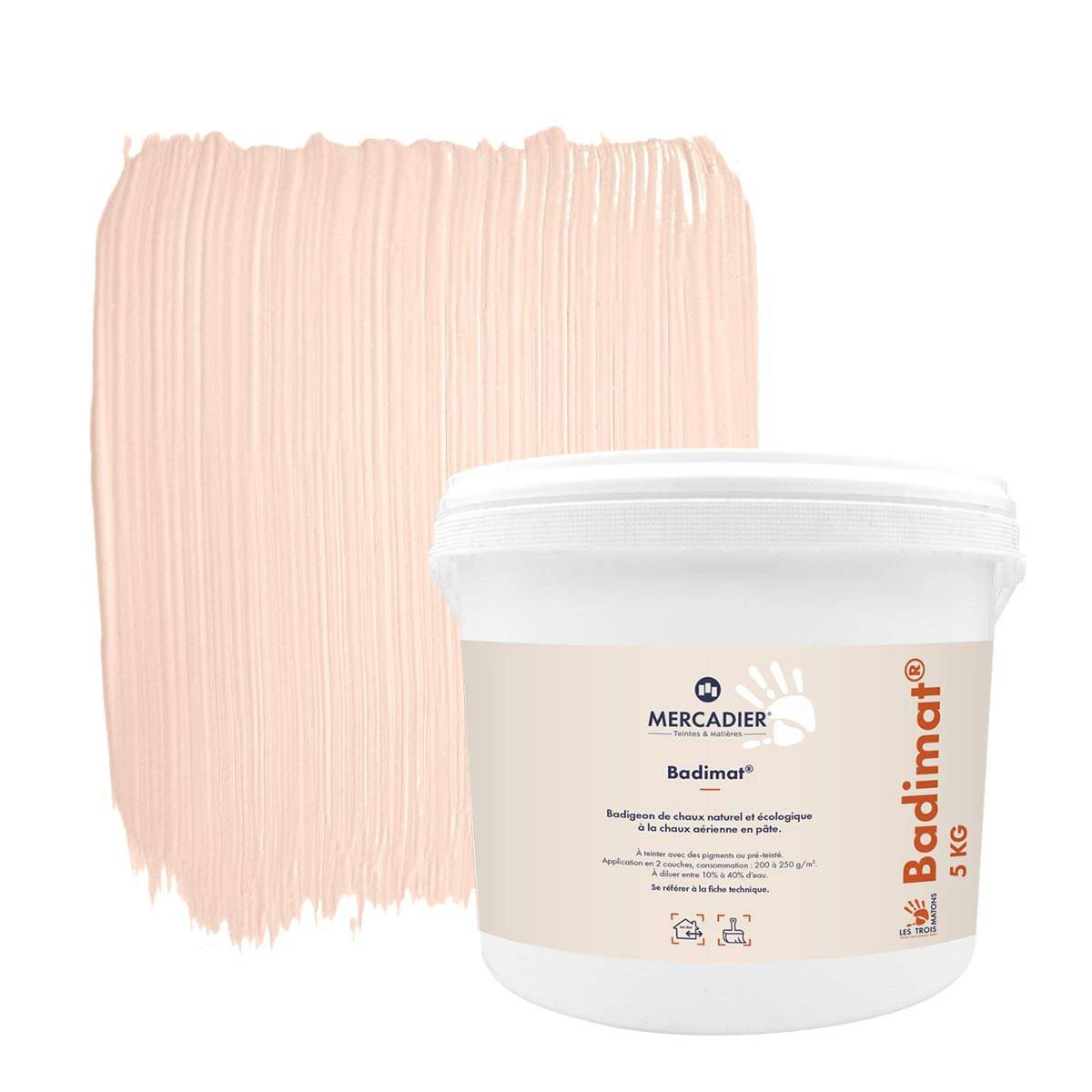 Badigeon de Chaux Badimat - Couleur PITCHOUNE