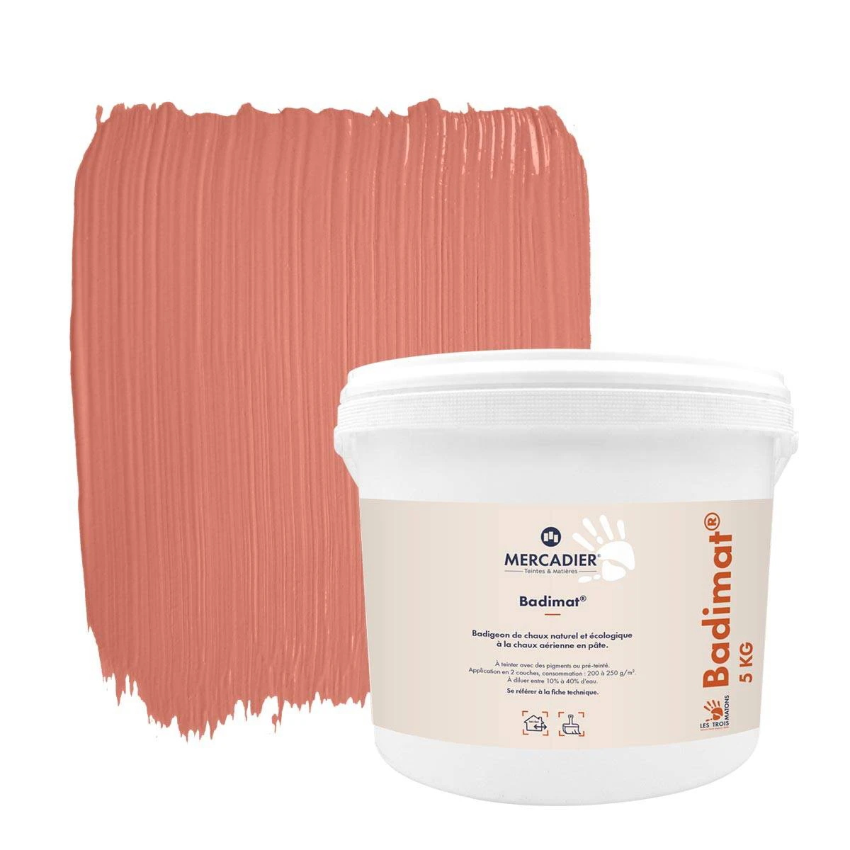 Badigeon de Chaux Badimat - Couleur SANTOUN
