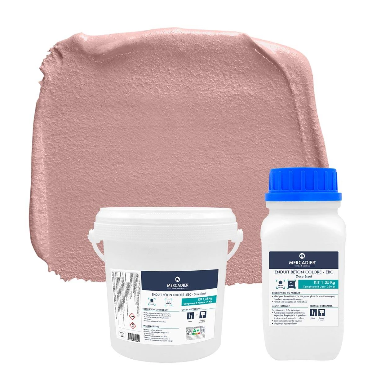 Enduit Béton Coloré - EBC - Couleur BLUSH