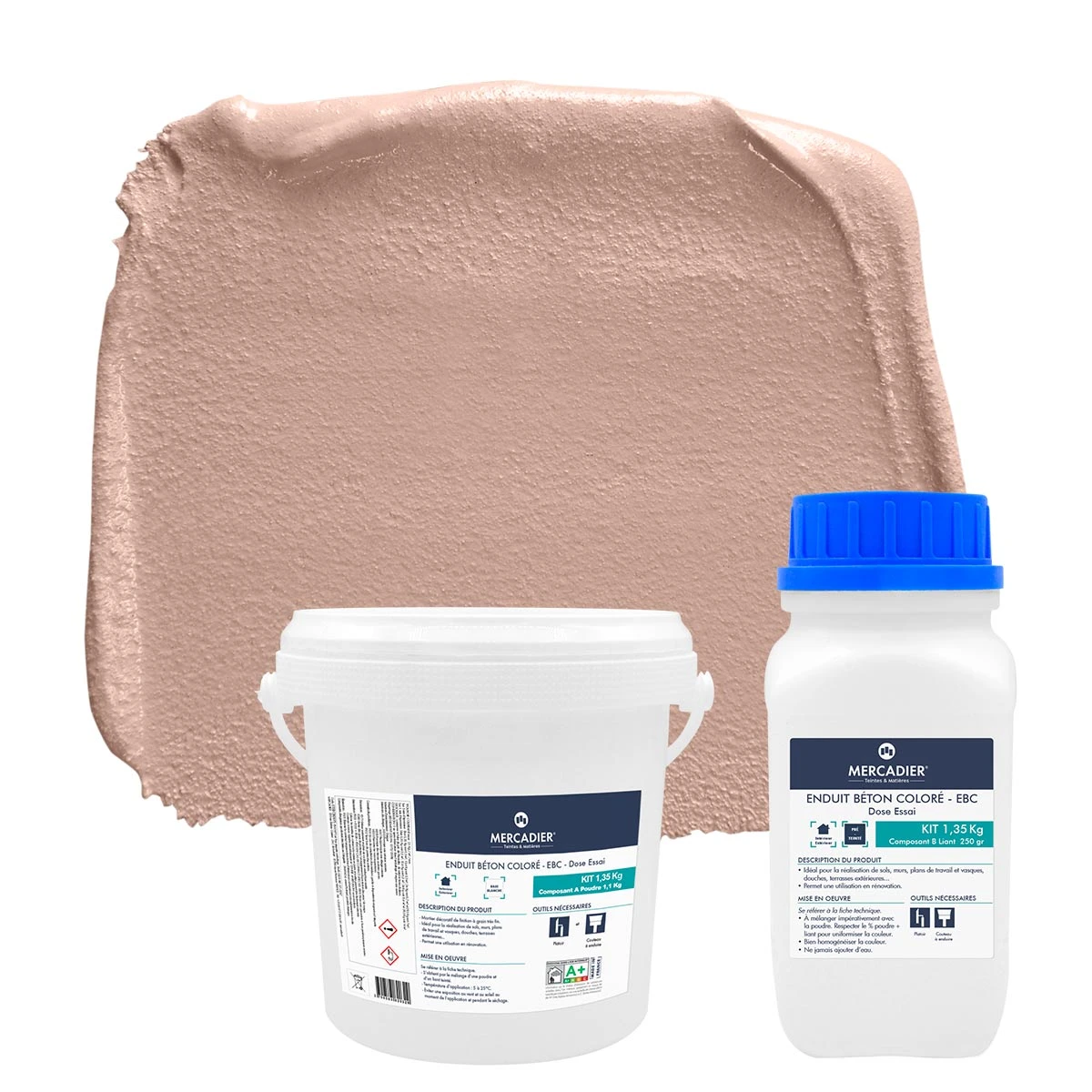 Enduit Béton Coloré - EBC - Couleur DOUCEUR