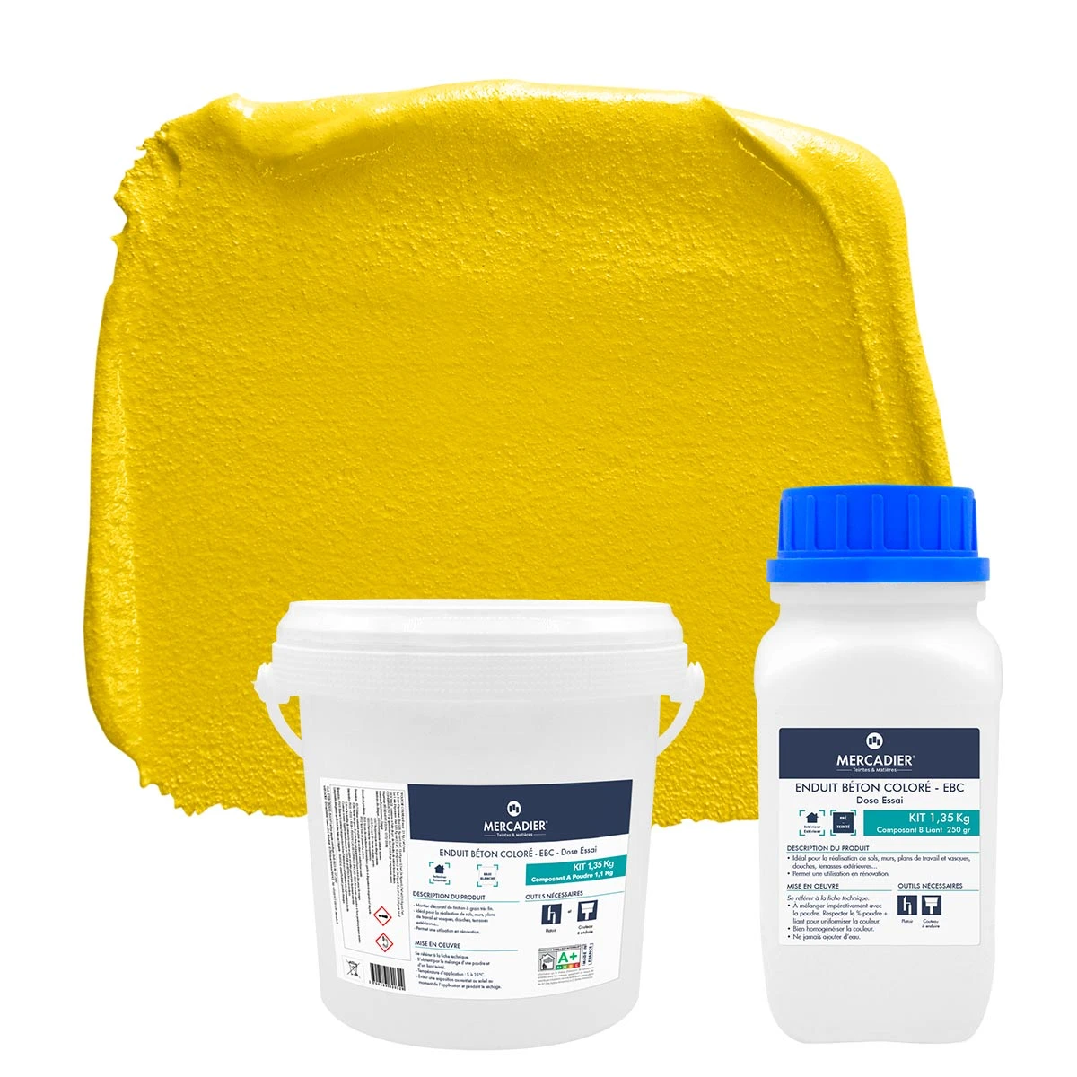 Enduit Béton Coloré - EBC - Couleur HÉLIOS