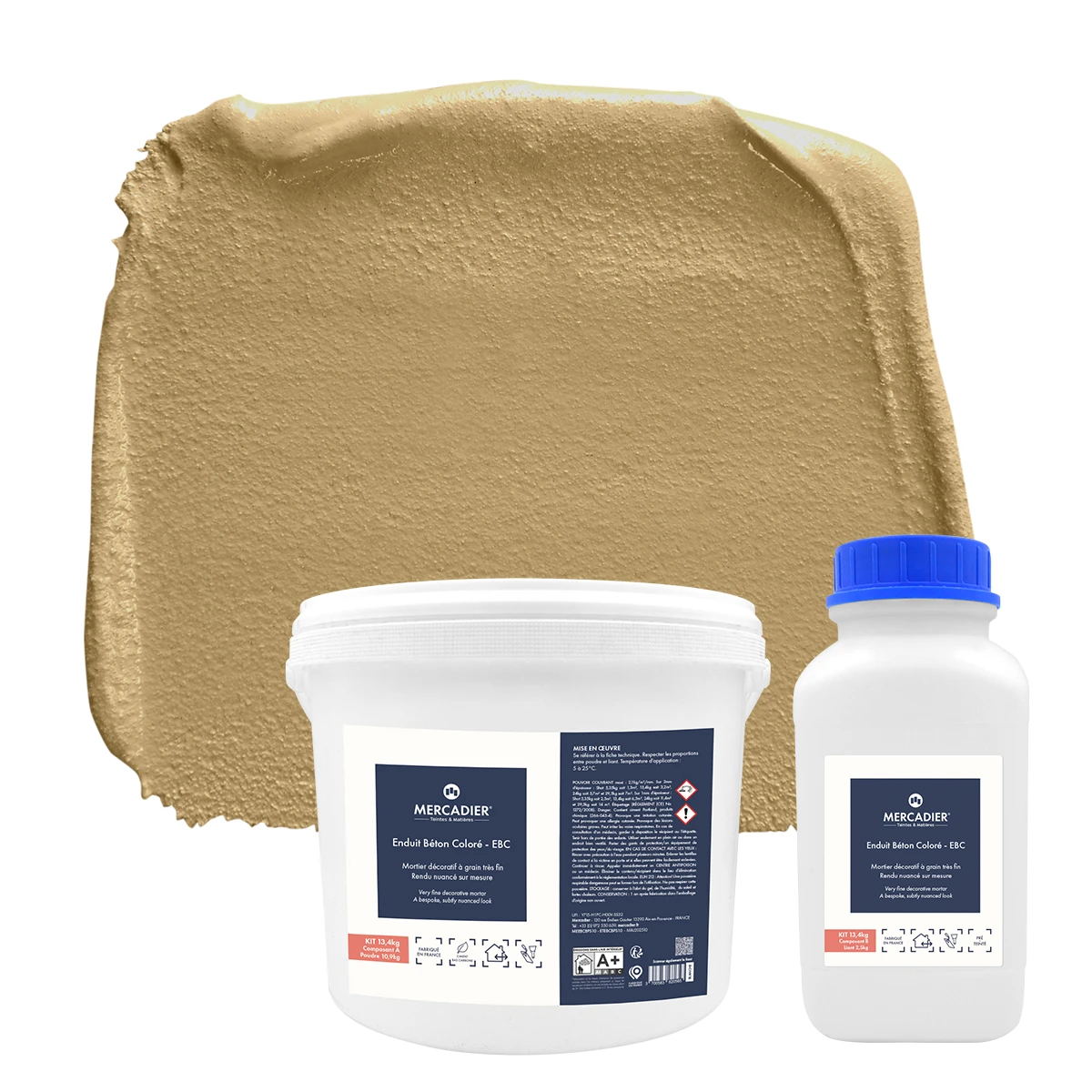 Enduit Béton Coloré - EBC - Couleur MATCHA