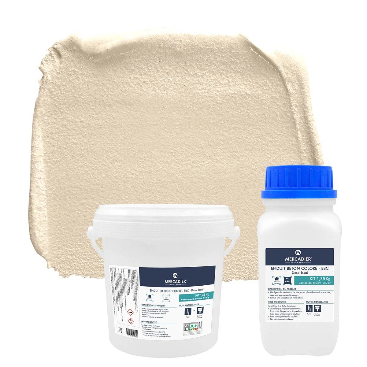 Enduit Béton Coloré - EBC - Couleur NOUGAT