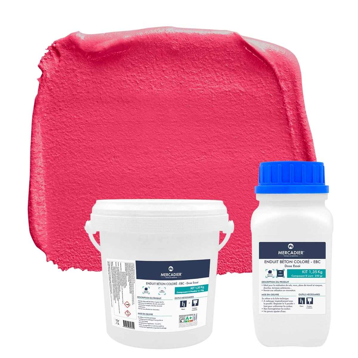 Enduit Béton Coloré - EBC - Couleur POUPÉE
