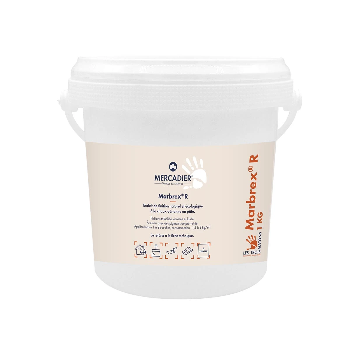 Enduit de Chaux Naturelle - Marbrex R - Non-Teinté
