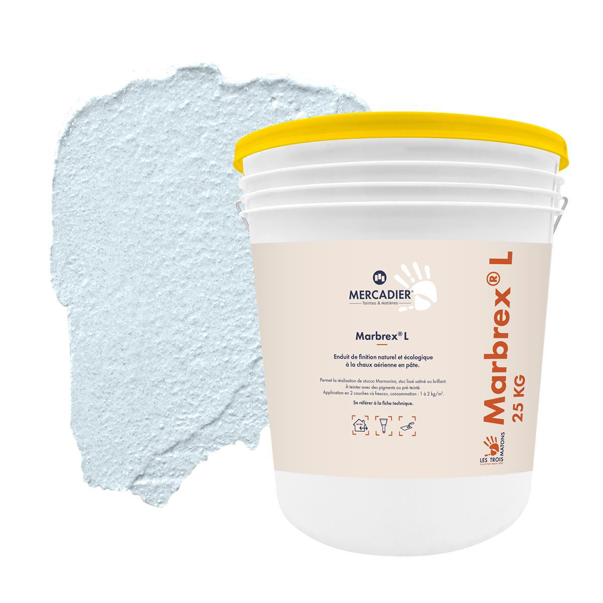 Enduit de Chaux Naturelles - Marbrex L - Couleur MINOT