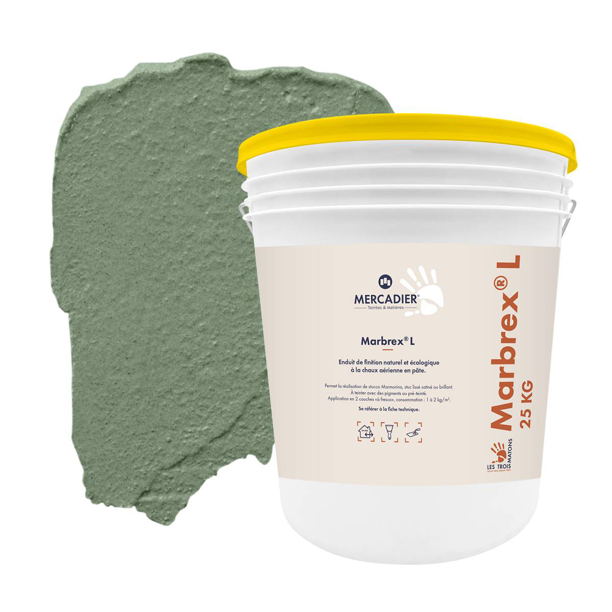 Enduit de Chaux Naturelles - Marbrex L - Couleur PICNIC