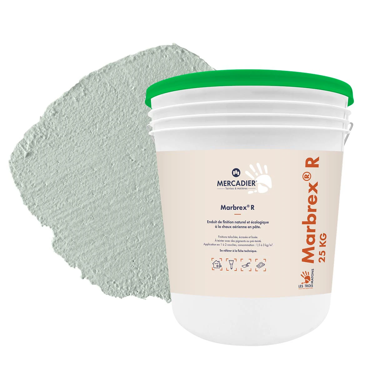 Enduit de Chaux Naturelles - Marbrex R - Couleur BIMONT