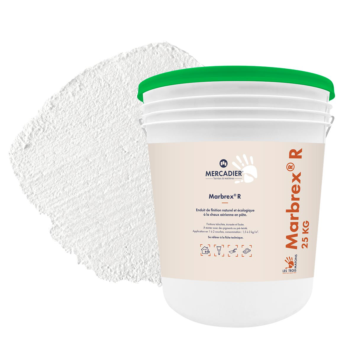Enduit de Chaux Naturelles - Marbrex R - Couleur GABIAN
