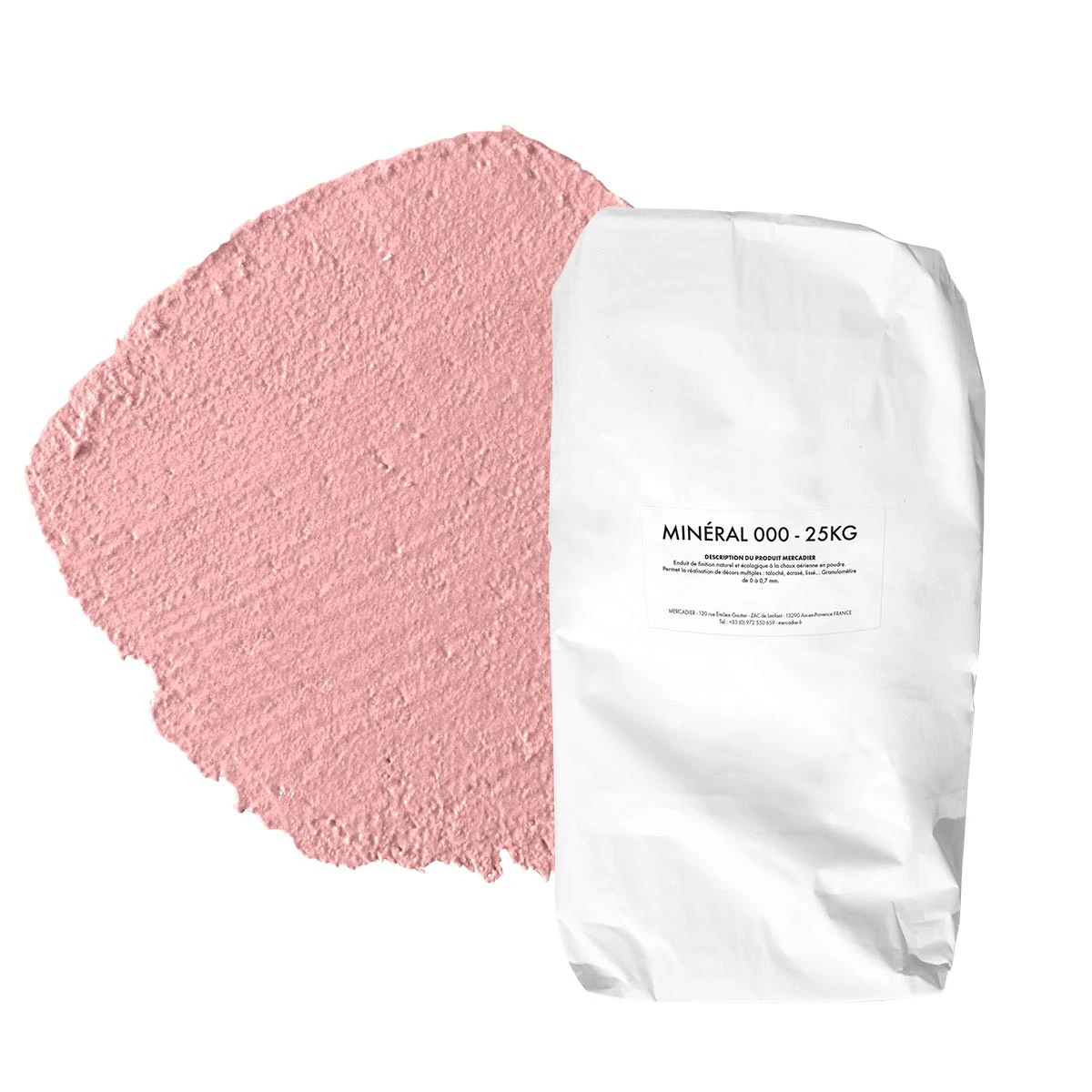 Enduit de Chaux Naturelles - Minéral 000 - Couleur  BABOUATTE