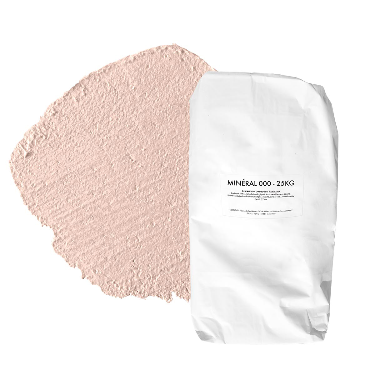 Enduit de Chaux Naturelles - Minéral 000 - Couleur  PITCHOUNE