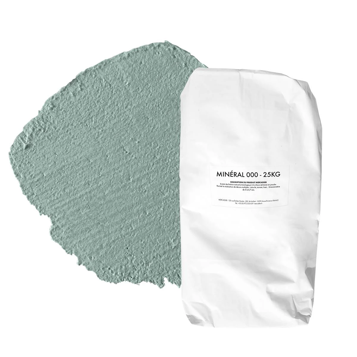Enduit de Chaux Naturelles - Minéral 000 - Couleur  TREMPETTE